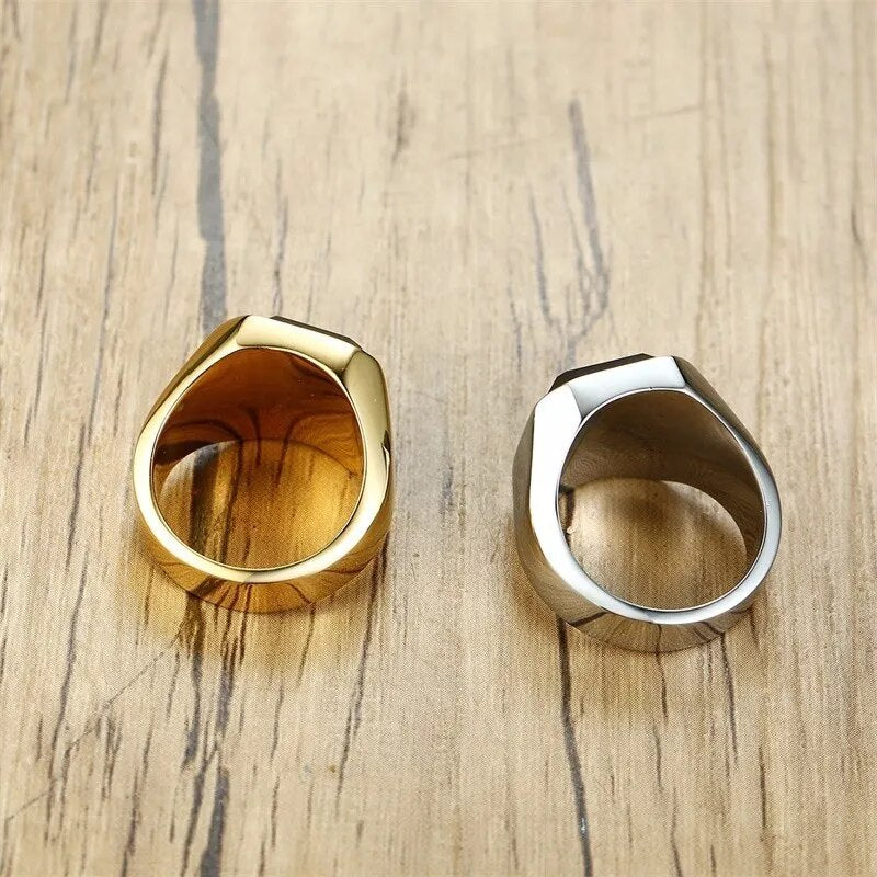 Men's Ring with Onyx Stone