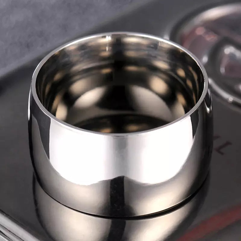 Men's Smooth Stainless Steel Ring