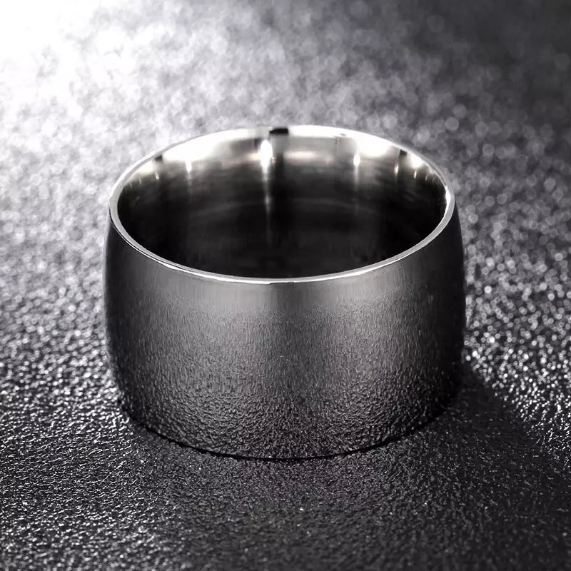 Men's Smooth Stainless Steel Ring