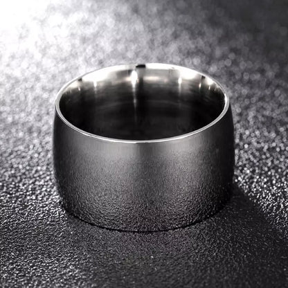 Men's Smooth Stainless Steel Ring