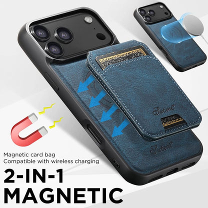 Premium Leather Wallet Case – MagSafe-Compatible (iPhone 12–17)